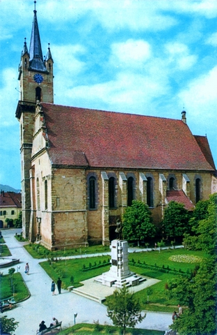 1612 - Bistrita. Biserica evanghelica (sec. XVI)